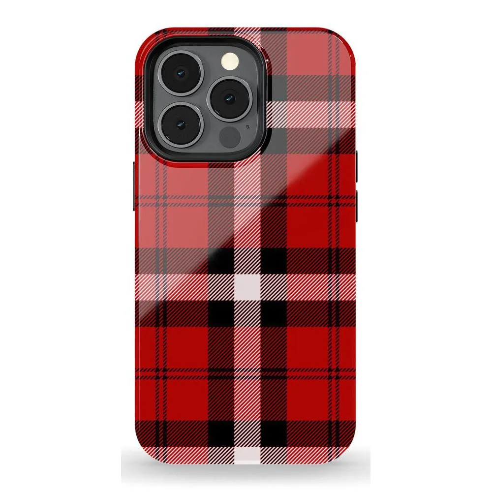 Flash Sale! As if! | Red Plaid Case  Dont Miss Out!