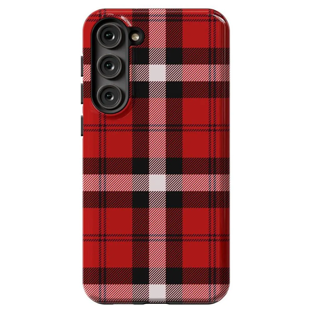 Flash Sale! As if! | Red Plaid Case  Dont Miss Out!