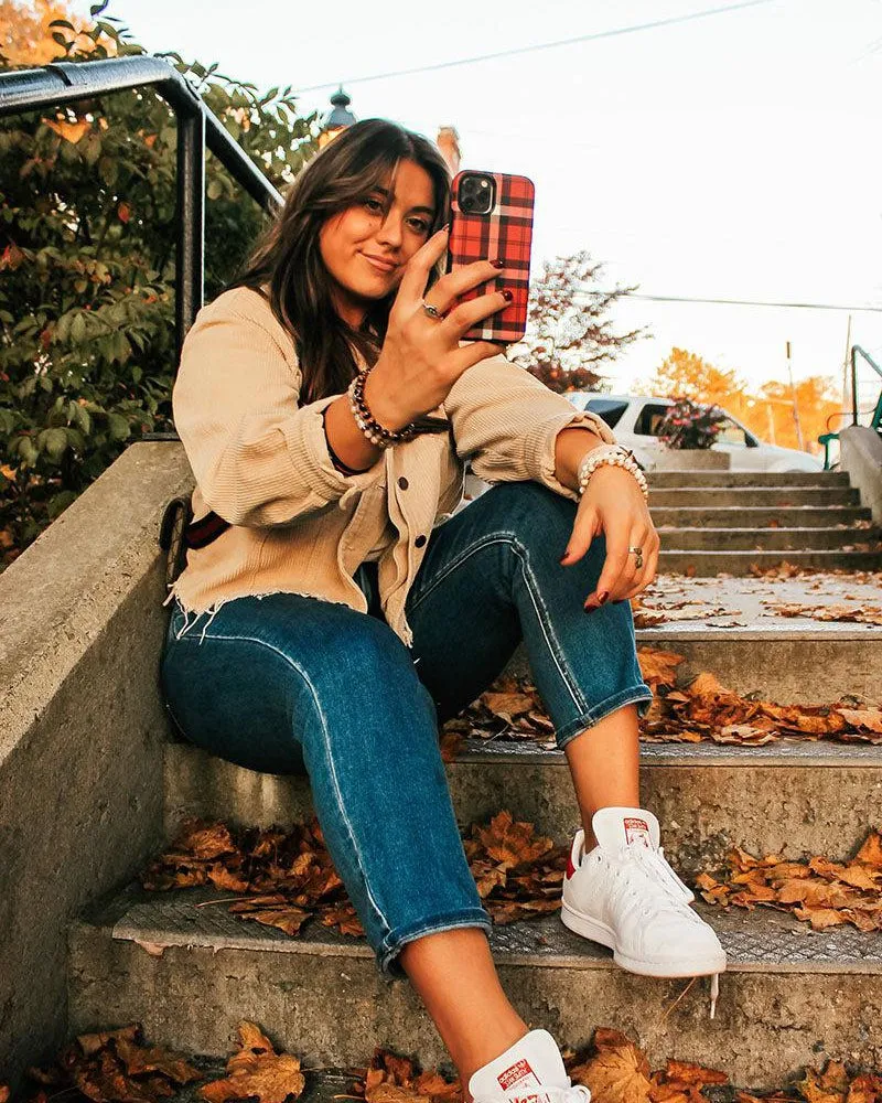 Flash Sale! As if! | Red Plaid Case  Dont Miss Out!