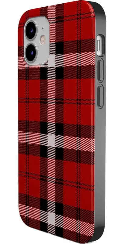 Flash Sale! As if! | Red Plaid Case  Dont Miss Out!