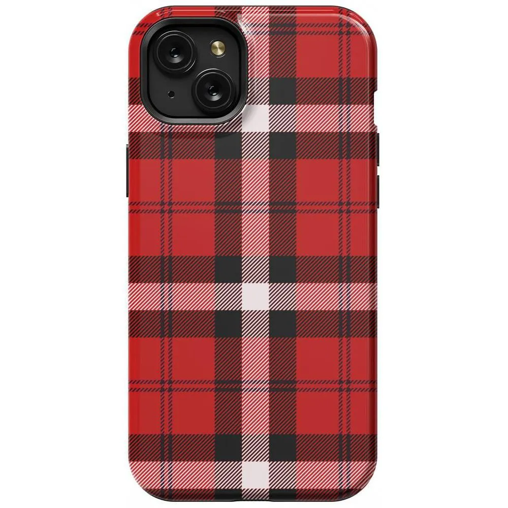 Flash Sale! As if! | Red Plaid Case  Dont Miss Out!