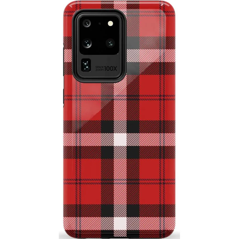 Flash Sale! As if! | Red Plaid Case  Dont Miss Out!