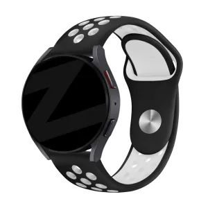 Flash Sale Bandz Amazfit GTS 4 (Mini) Sport Strap 'Deluxe' (Black/White)  Limited Availability!