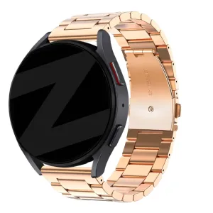 Flash Sale! Bandz Amazfit GTS 4 (Mini) Steel Strap 'Classic' (Rose Gold)  Last Chance!