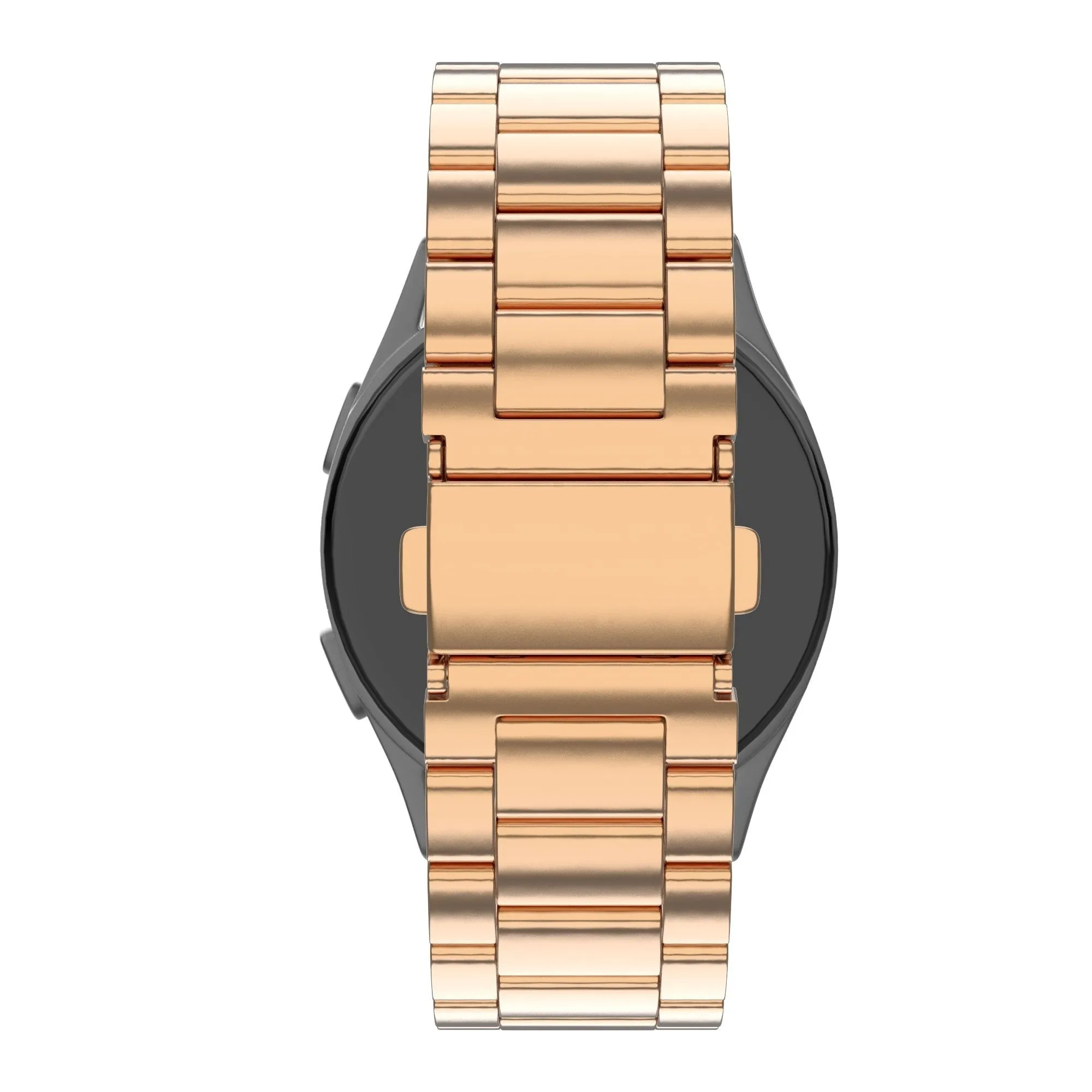 Flash Sale! Bandz Amazfit GTS 4 (Mini) Steel Strap 'Classic' (Rose Gold)  Last Chance!