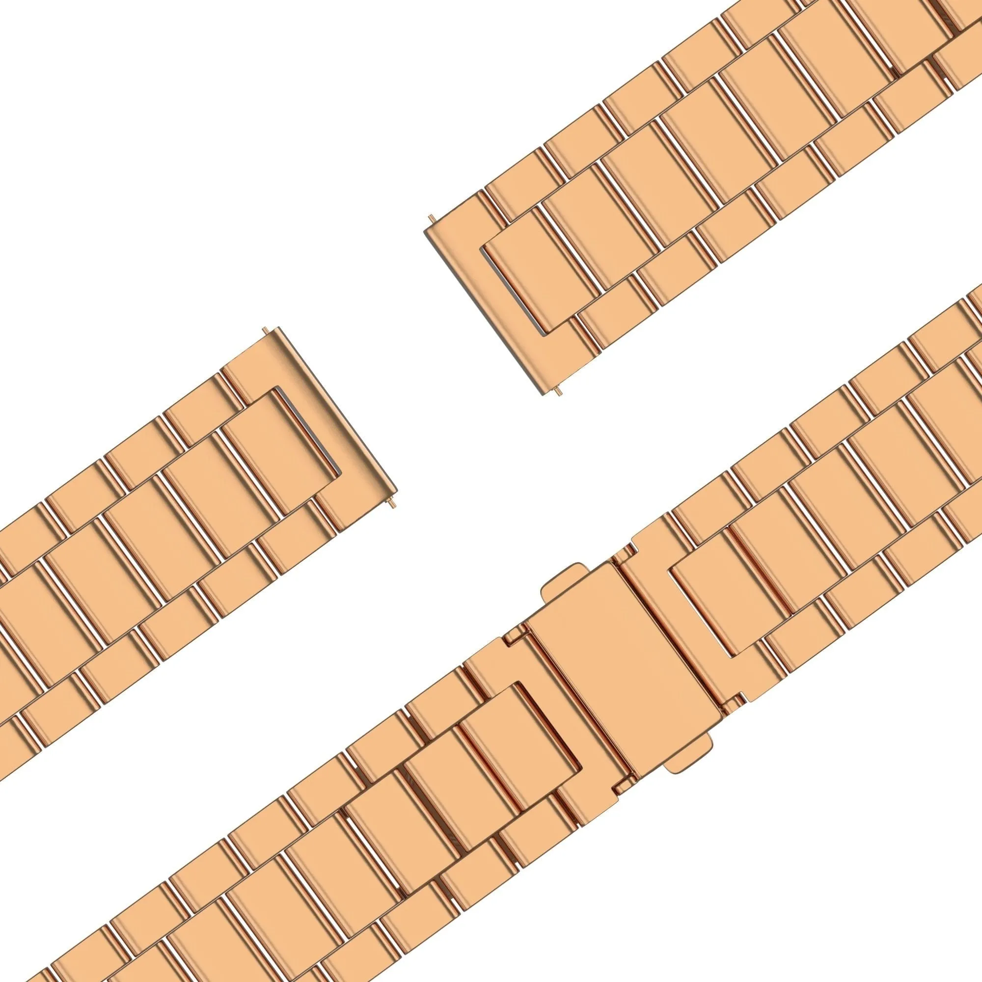 Flash Sale! Bandz Amazfit GTS 4 (Mini) Steel Strap 'Classic' (Rose Gold)  Last Chance!