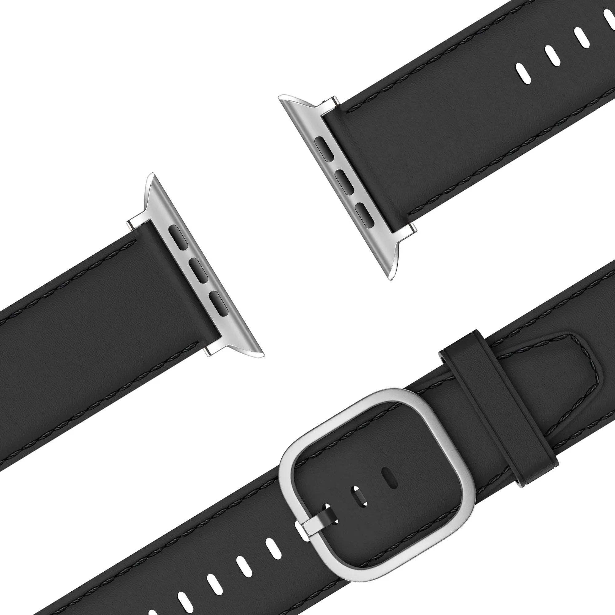 Flash Sale! Bandz Apple Watch Leather Strap 'Classic' (Black)  Almost Sold Out!