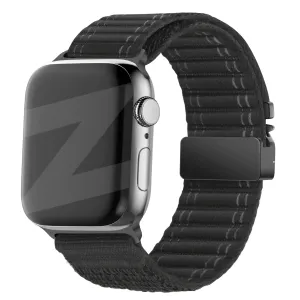 Flash Sale Bandz Apple Watch Nylon Strap 'Deluxe' with P-Buckle (Black)  Stylish & Comfortable