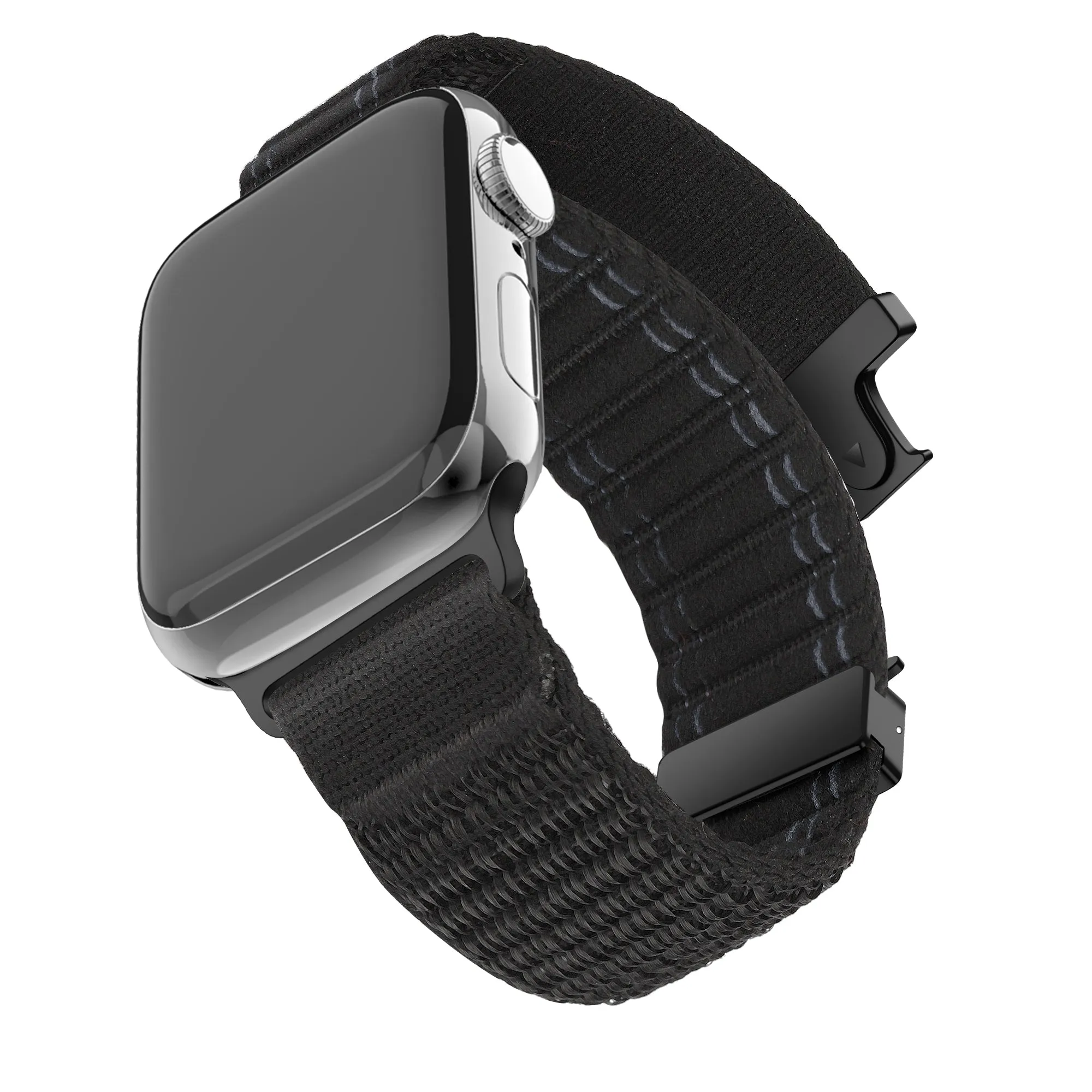 Flash Sale Bandz Apple Watch Nylon Strap 'Deluxe' with P-Buckle (Black)  Stylish & Comfortable