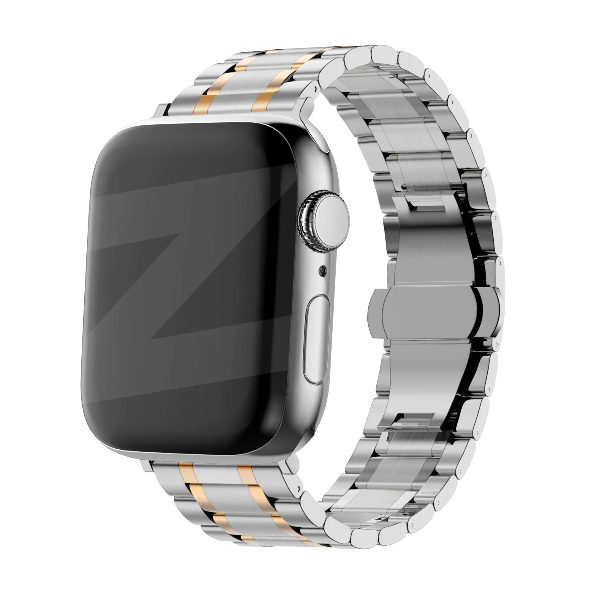 Flash Sale! Bandz Apple Watch Steel Link Band 'Deluxe' (Silver/Gold)  Limited Release!