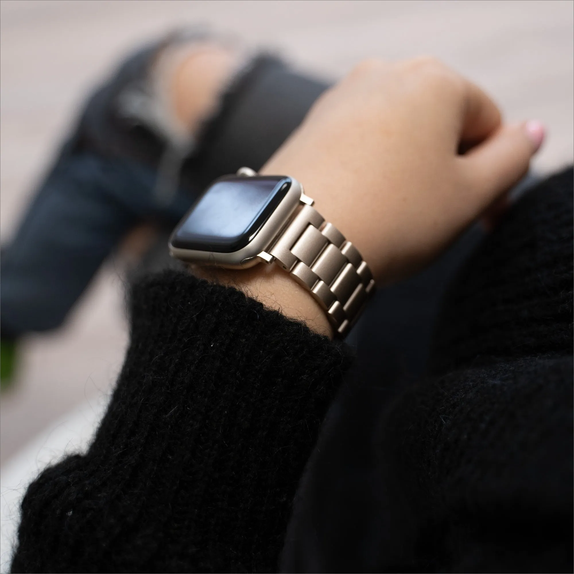 Flash Sale Bandz Apple Watch Steel Strap 'Classic' (Starlight)  Almost Sold Out!
