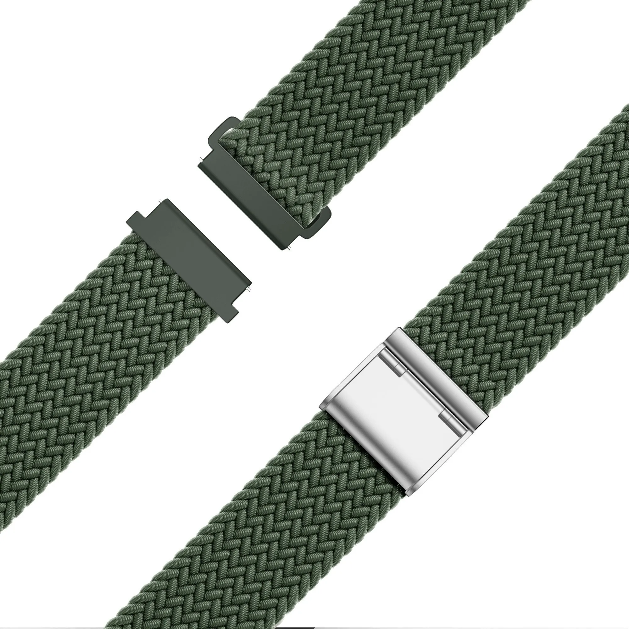 Flash Sale Bandz Huawei Watch 4 (Pro) Woven Nylon Strap (Olive Green)  Almost Gone!