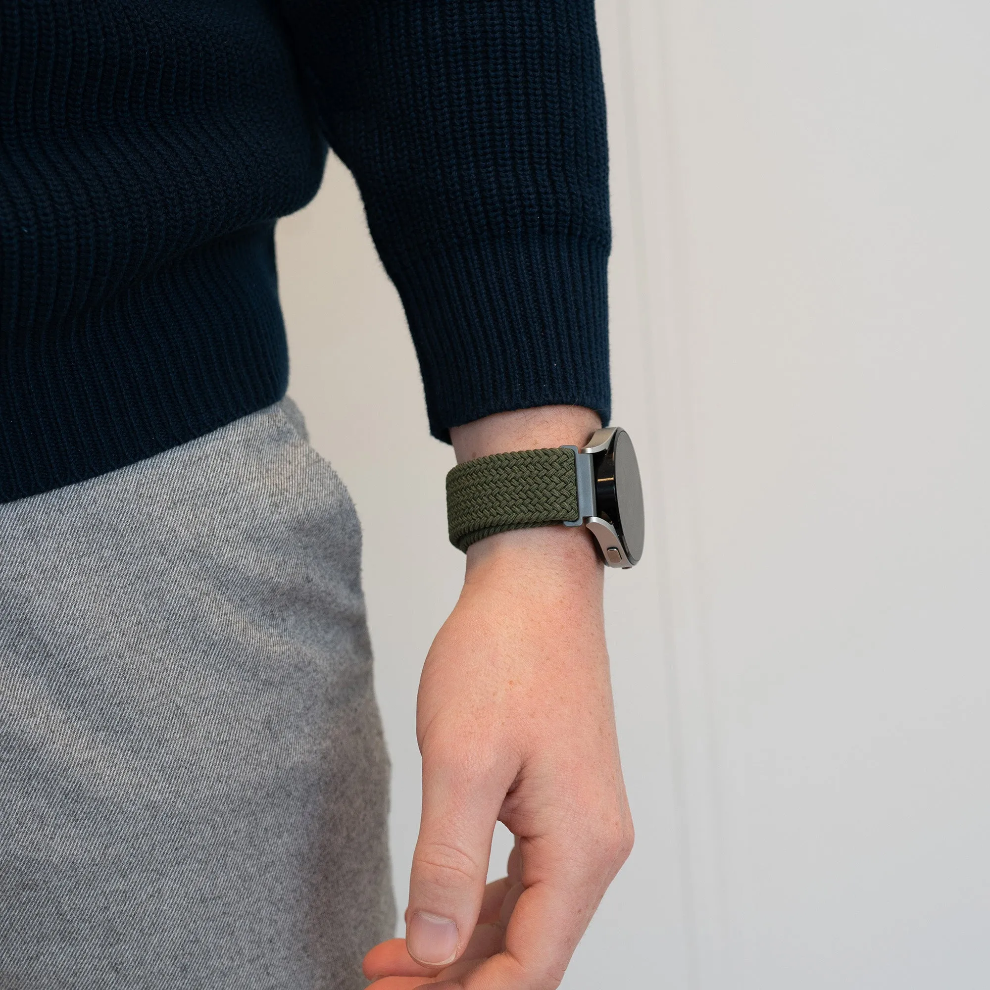 Flash Sale Bandz Huawei Watch 4 (Pro) Woven Nylon Strap (Olive Green)  Almost Gone!