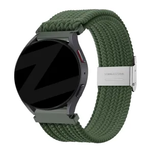 Flash Sale Bandz Huawei Watch 4 (Pro) Woven Nylon Strap (Olive Green)  Almost Gone!