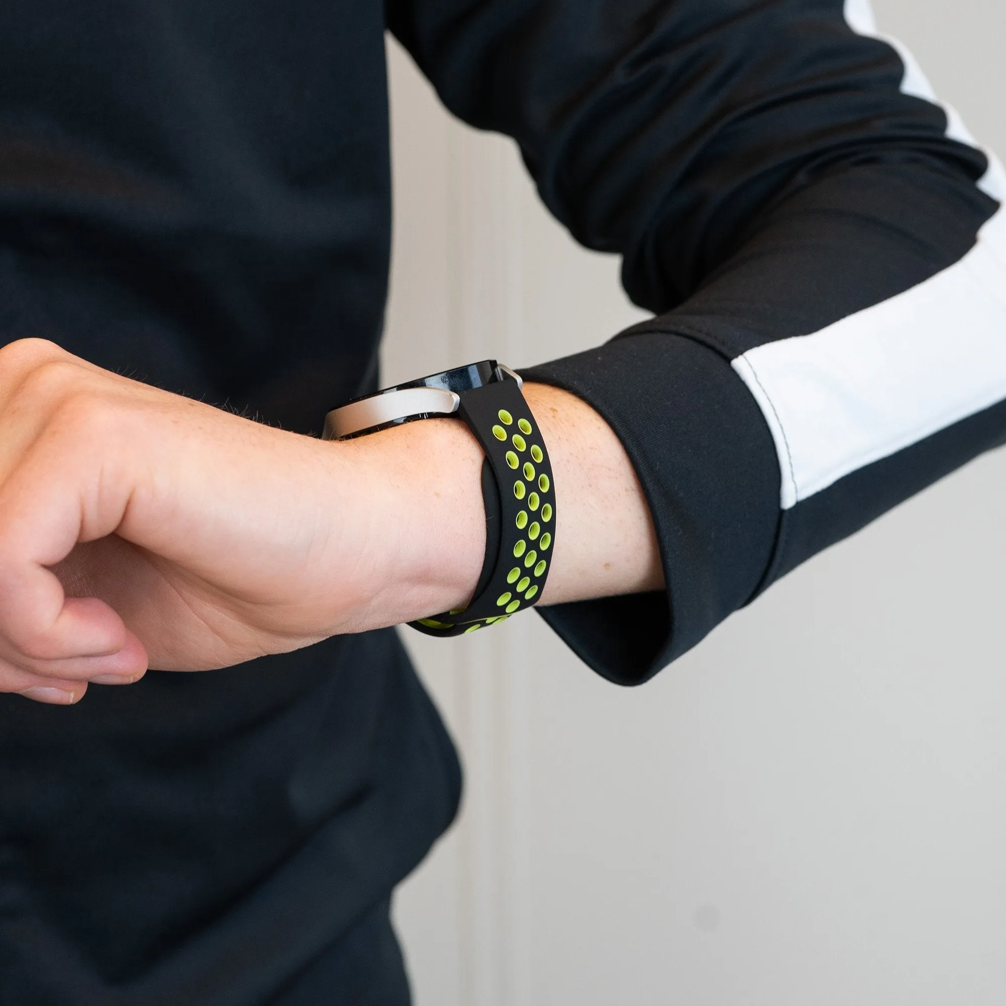 Flash Sale Bandz Redmi Watch 5 Active Sport Strap 'Deluxe' (Black/Yellow)  Limited Stock!