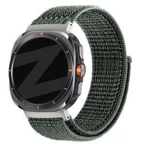 Flash Sale Bandz Samsung Galaxy Watch Ultra Nylon Loop Strap (Greygreen)  Going Fast!