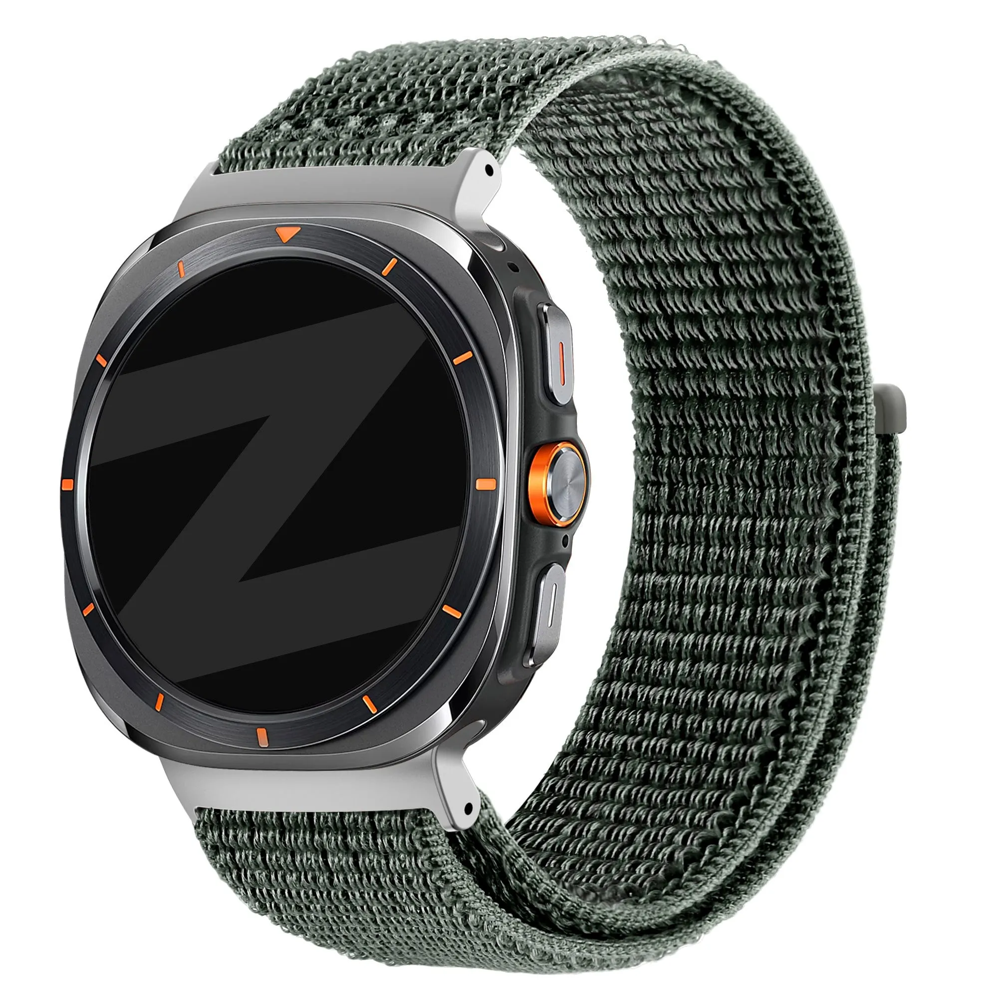 Flash Sale Bandz Samsung Galaxy Watch Ultra Nylon Loop Strap (Greygreen)  Going Fast!