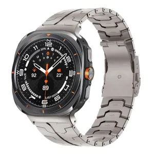 Flash Sale! Bandz Samsung Galaxy Watch Ultra Titanium Strap 'Iron' (Titanium)  Limited Availability!