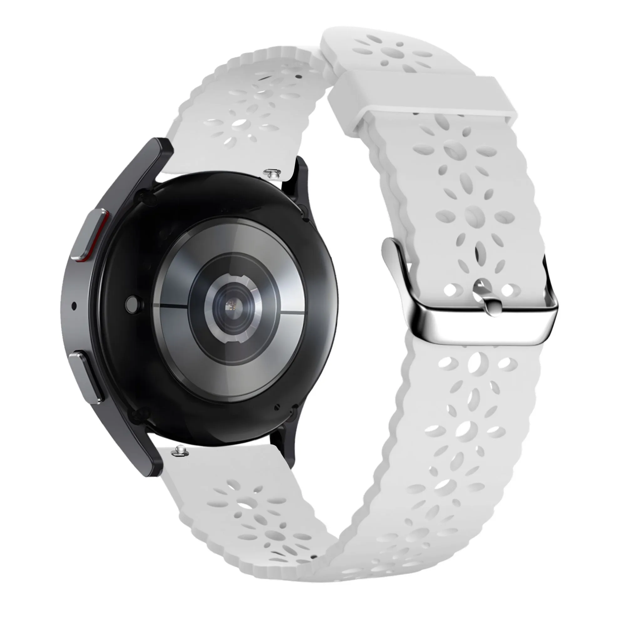 Flash Sale Bandz Xiaomi Amazfit GTS Silicone Strap with Cutouts (White)  Almost Sold Out!