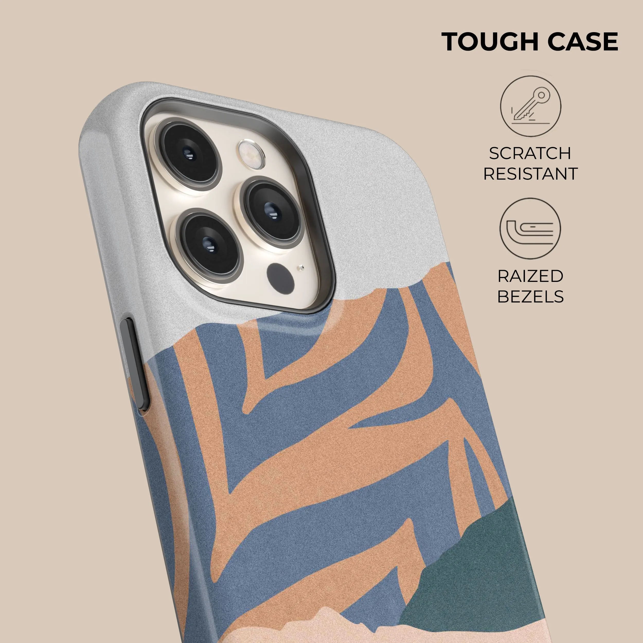 Flash Sale Beige Blissful Phone Case  Last Few Pieces!