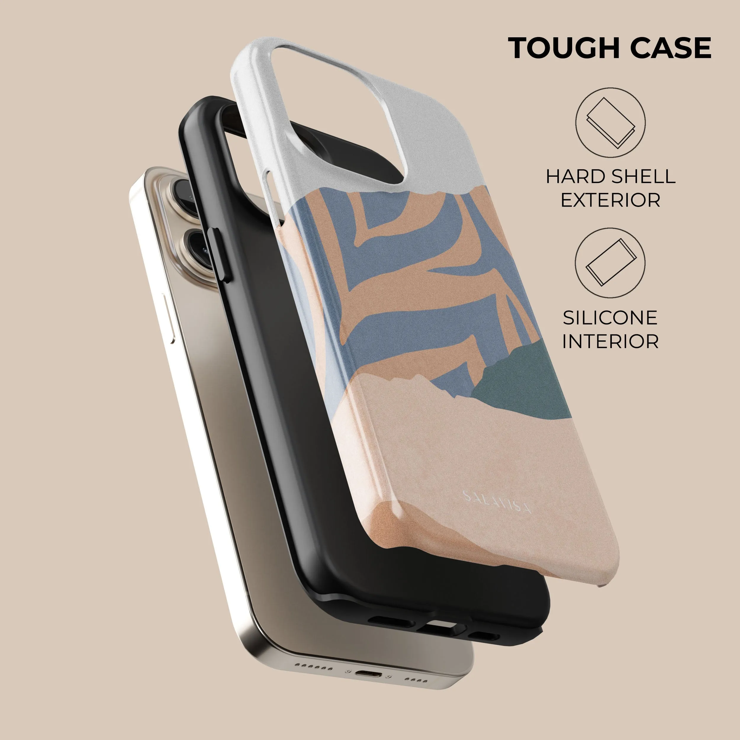Flash Sale Beige Blissful Phone Case  Last Few Pieces!