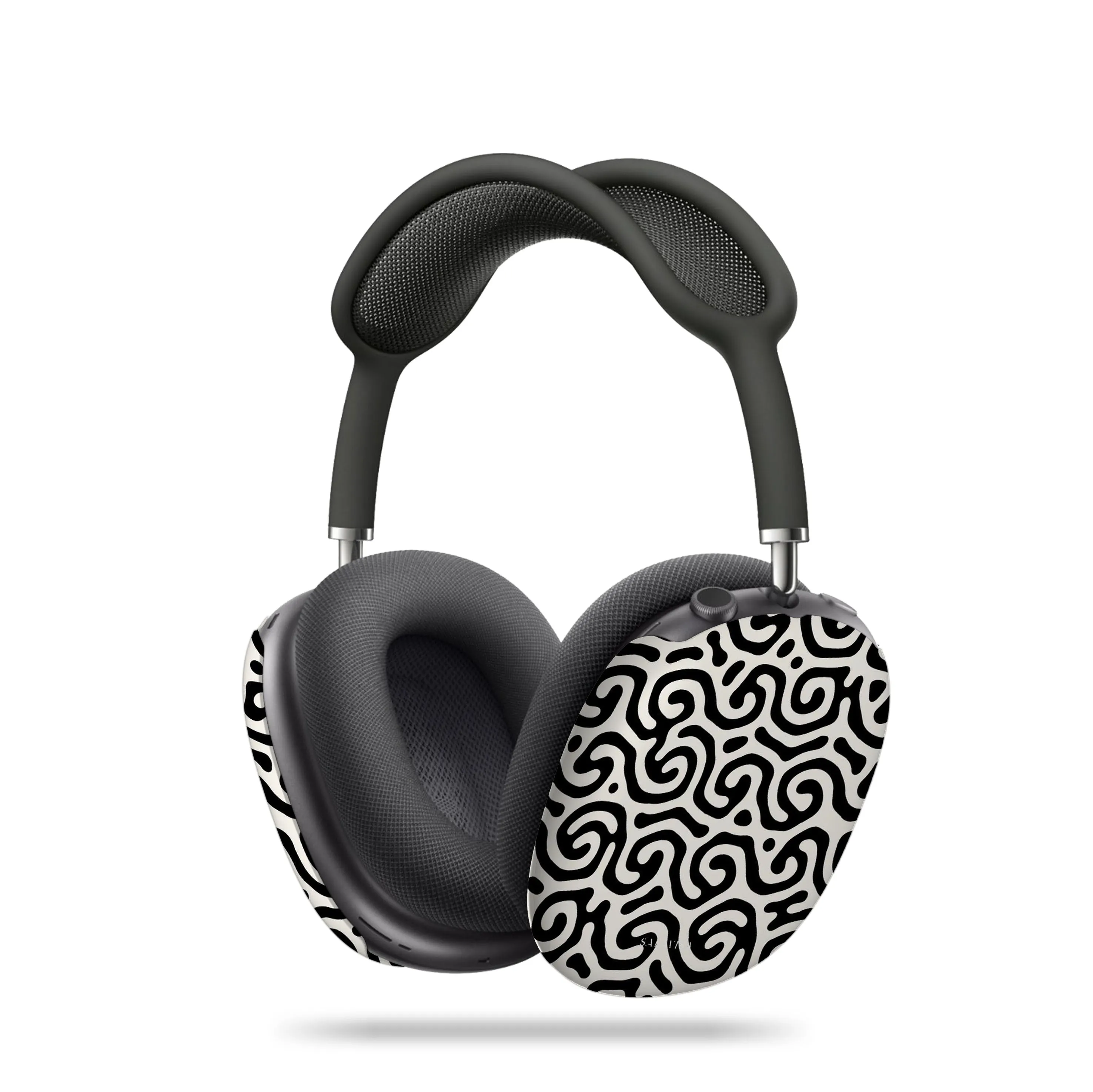 Flash Sale Black & White Curl AirPods Max Case  Almost Sold Out!