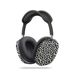 Flash Sale Black & White Curl AirPods Max Case  Almost Sold Out!