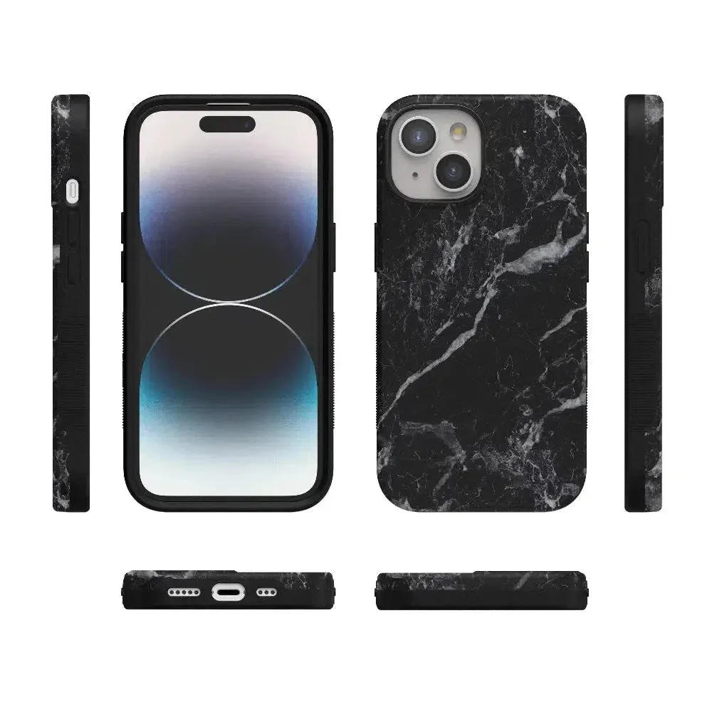 Flash Sale Black Pearl | Classic Black Marble Case  Last Few Pieces!