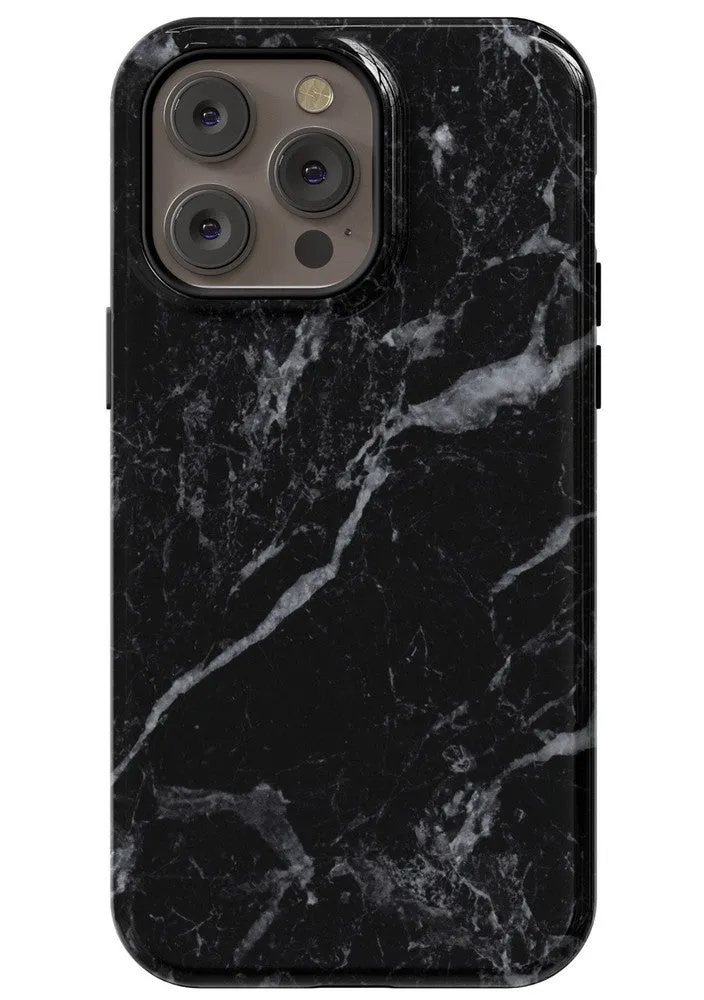 Flash Sale Black Pearl | Classic Black Marble Case  Last Few Pieces!