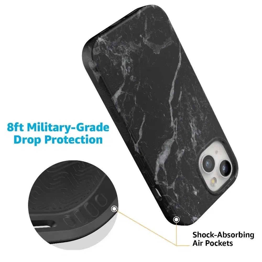 Flash Sale Black Pearl | Classic Black Marble Case  Last Few Pieces!