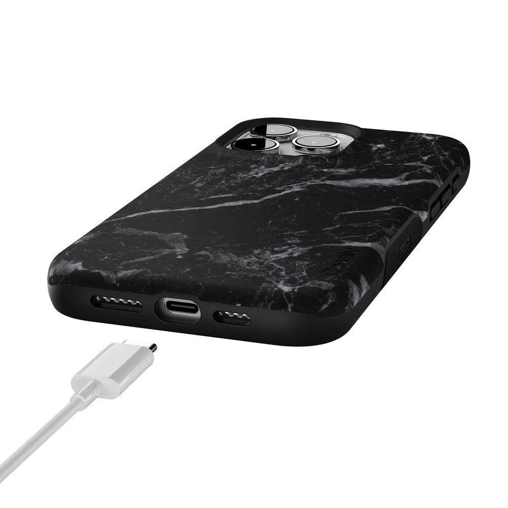 Flash Sale Black Pearl | Classic Black Marble Case  Last Few Pieces!