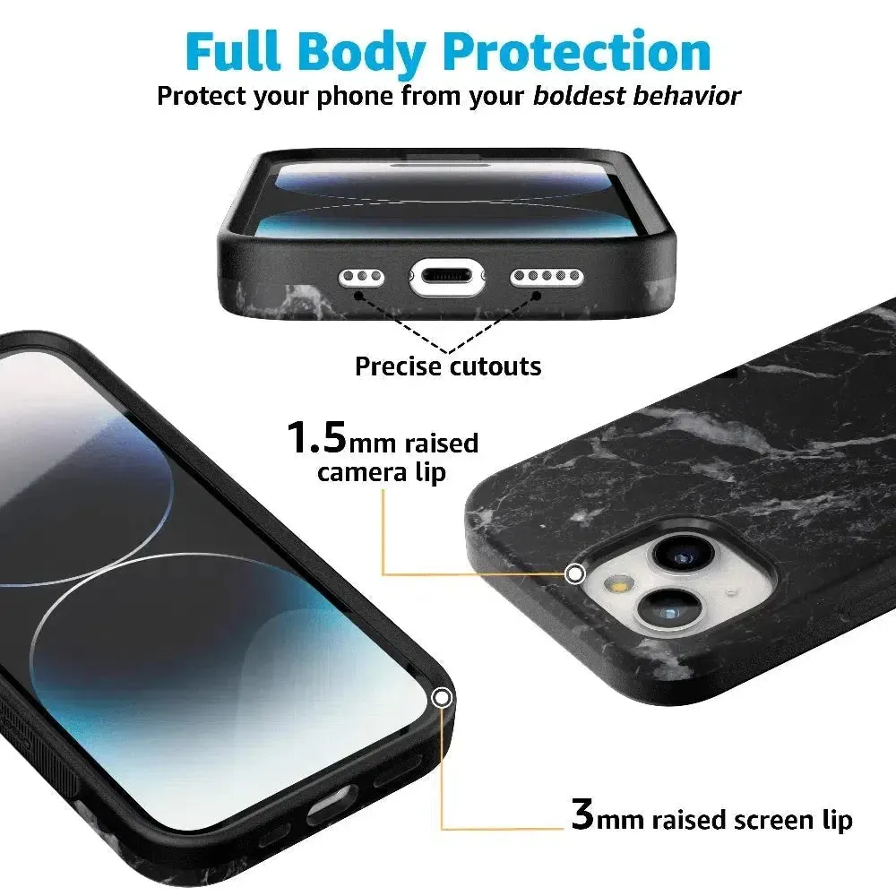Flash Sale Black Pearl | Classic Black Marble Case  Last Few Pieces!