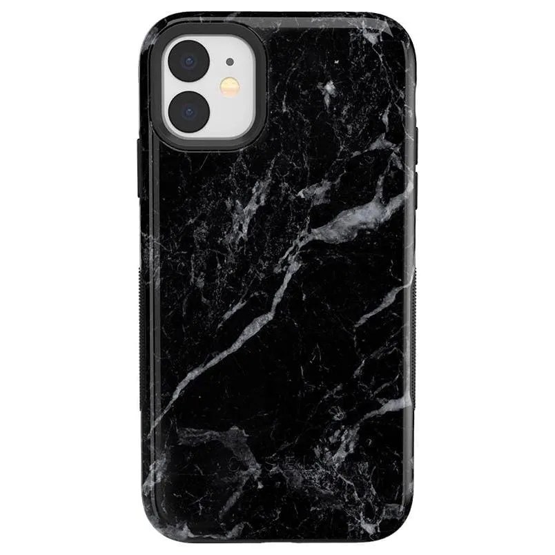 Flash Sale Black Pearl | Classic Black Marble Case  Last Few Pieces!