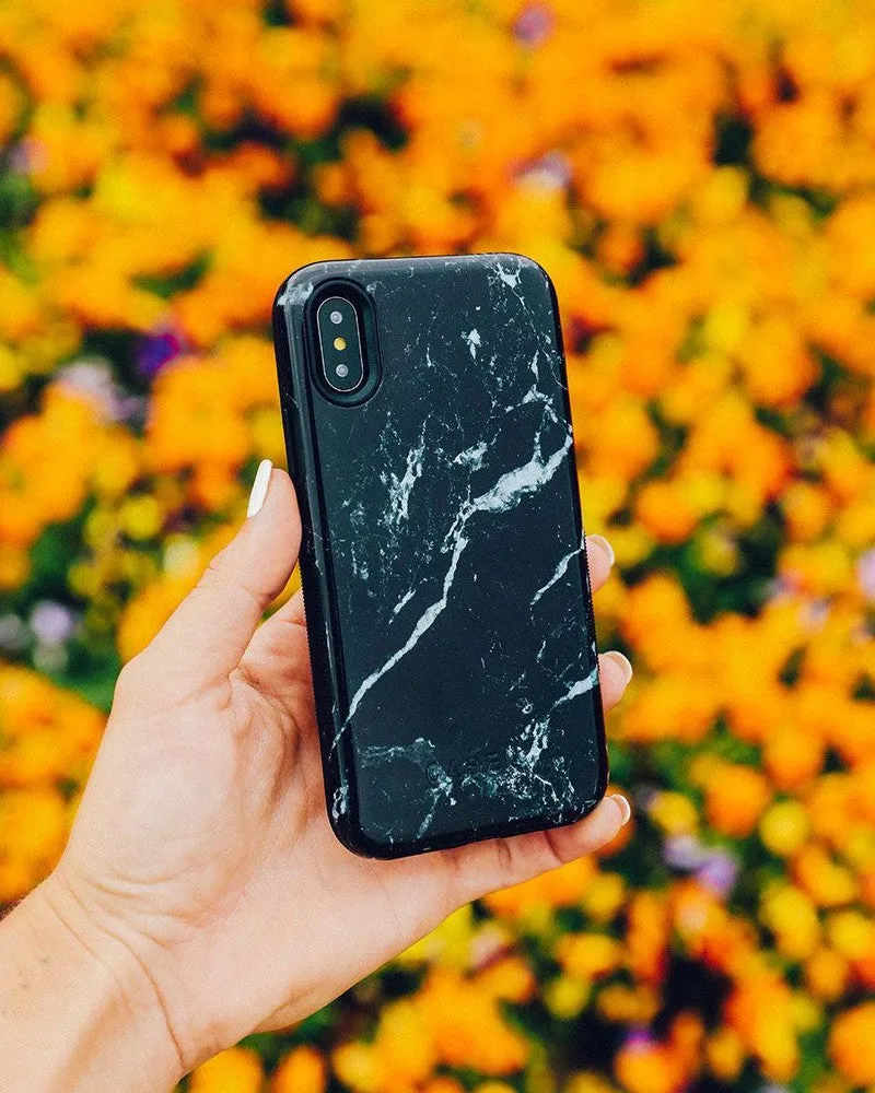 Flash Sale Black Pearl | Classic Black Marble Case  Last Few Pieces!