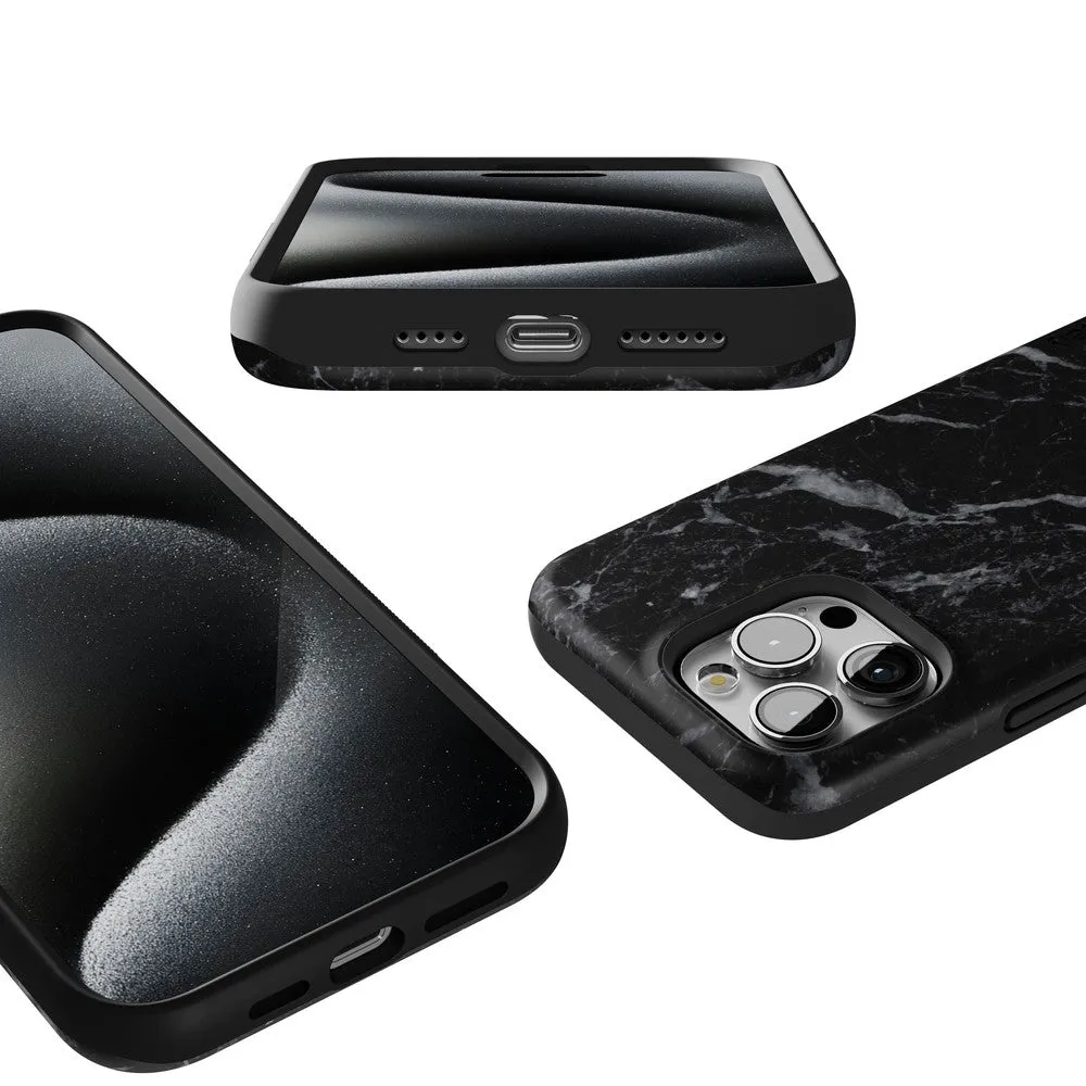Flash Sale Black Pearl | Classic Black Marble Case  Last Few Pieces!