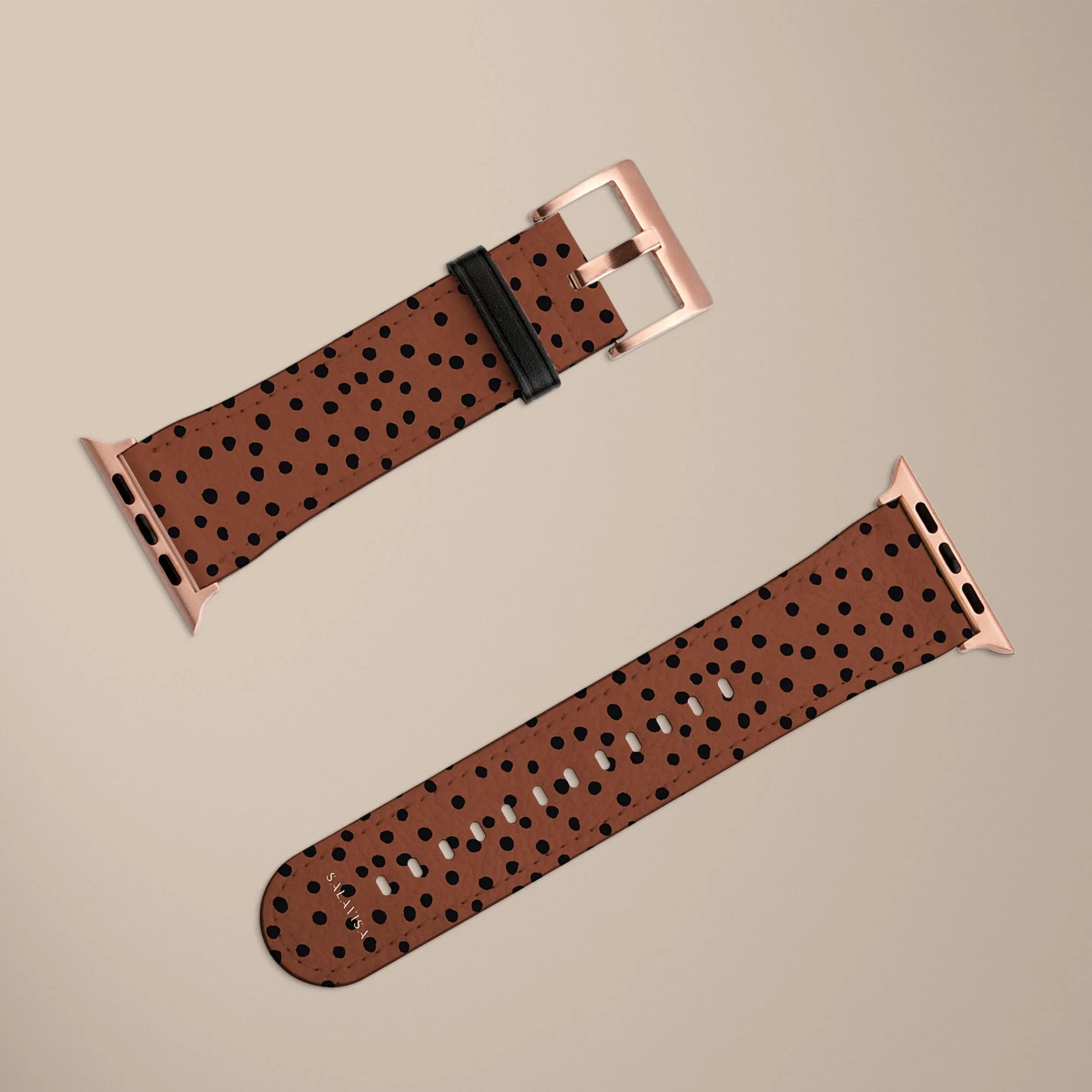 Flash Sale Blood Orange Polka Watch Strap  Limited Availability!