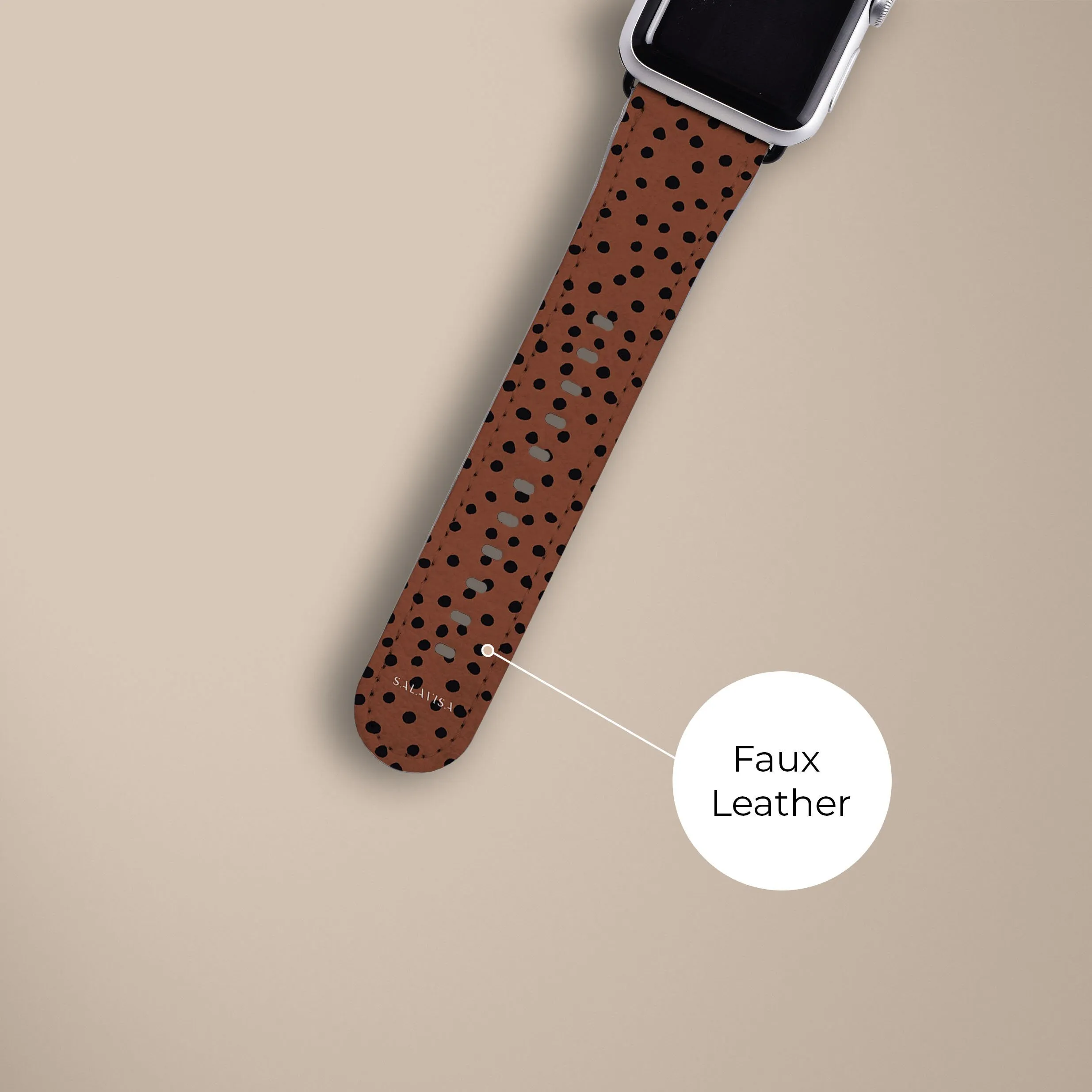 Flash Sale Blood Orange Polka Watch Strap  Limited Availability!