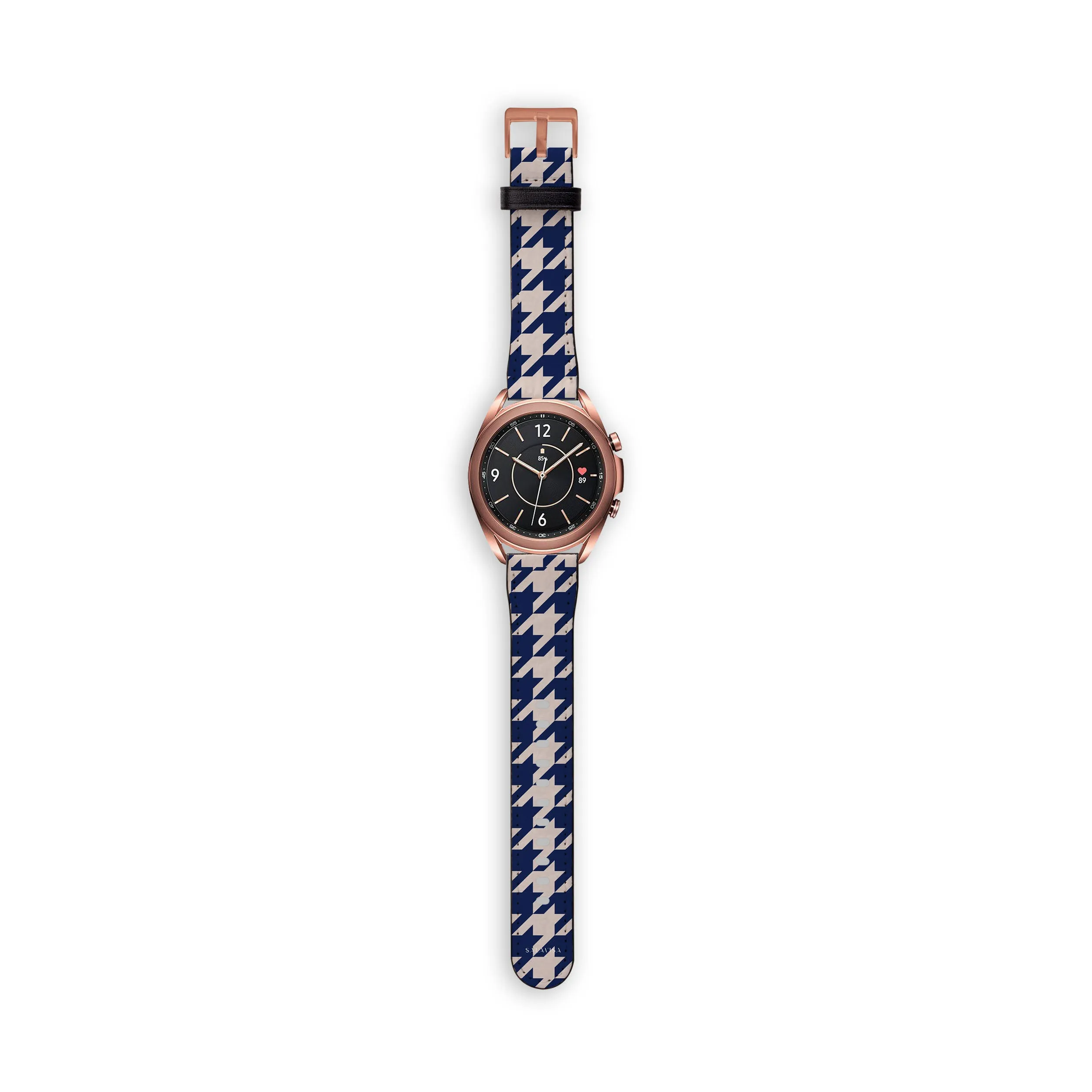 Flash Sale! Blue Houndstooth Galaxy Watch Band  Almost Gone!