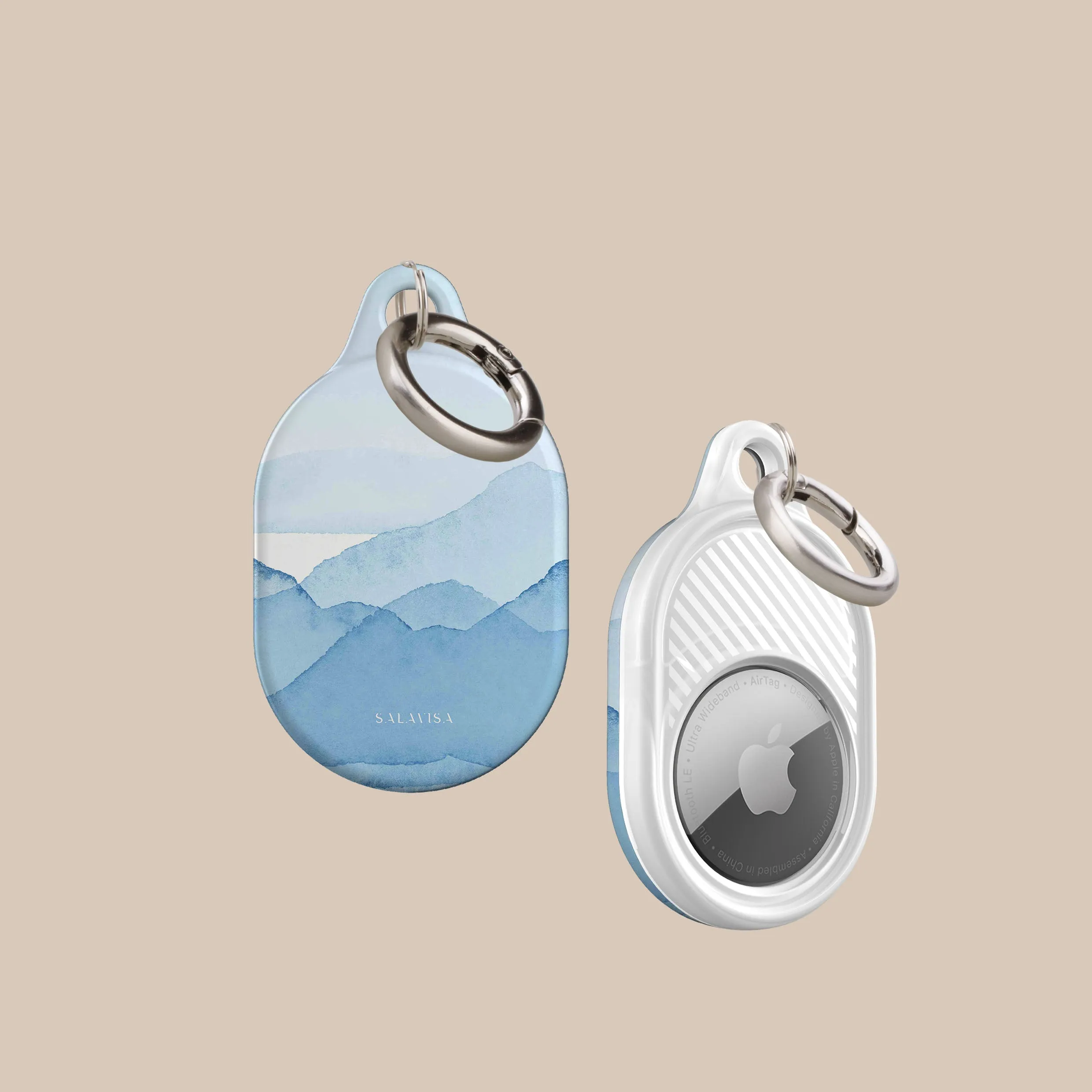 Flash Sale Blue Waves AirTag Holder  Ends Soon!