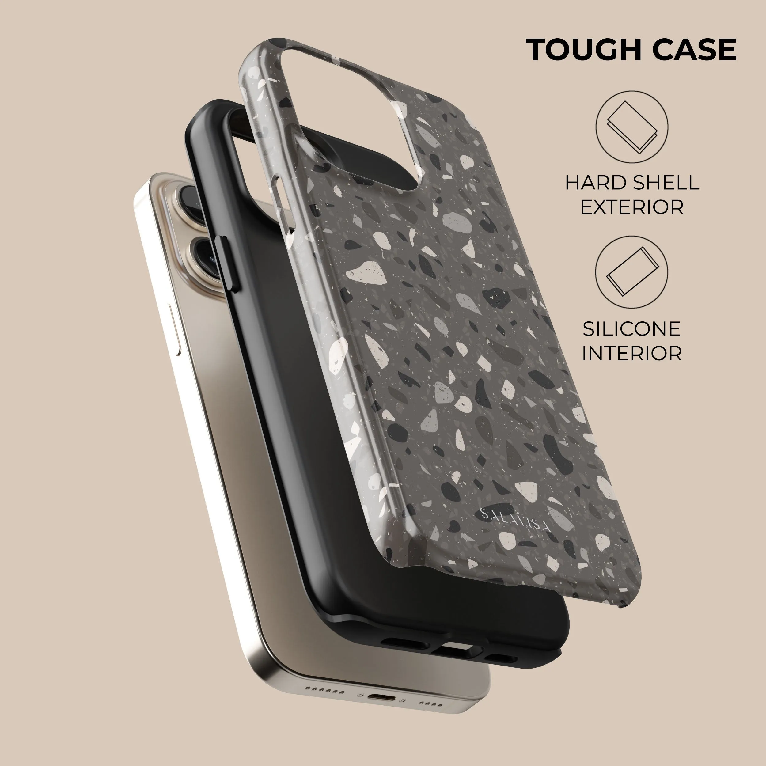 Flash Sale Brown Terrazzo Phone Case  Going Fast!