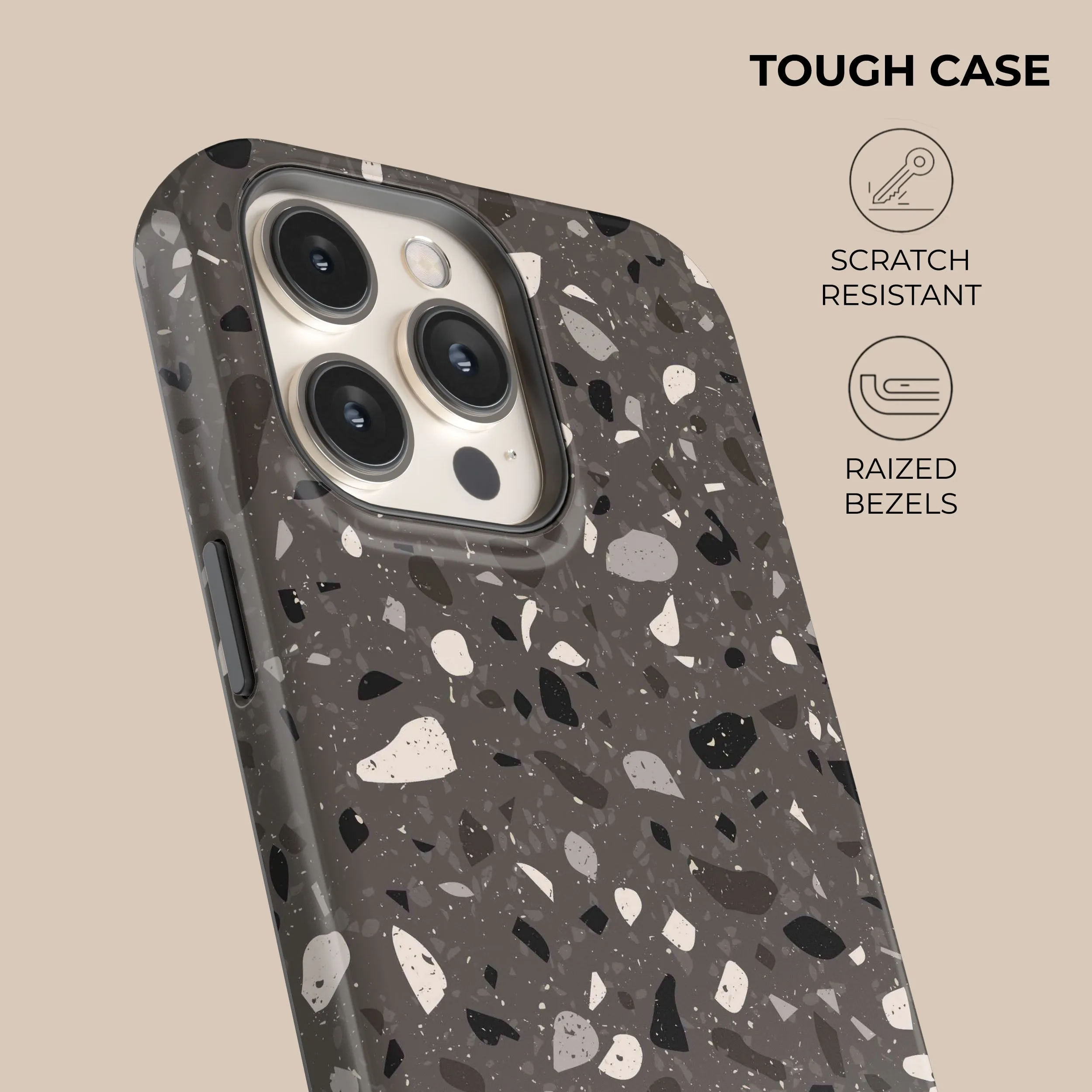 Flash Sale Brown Terrazzo Phone Case  Going Fast!