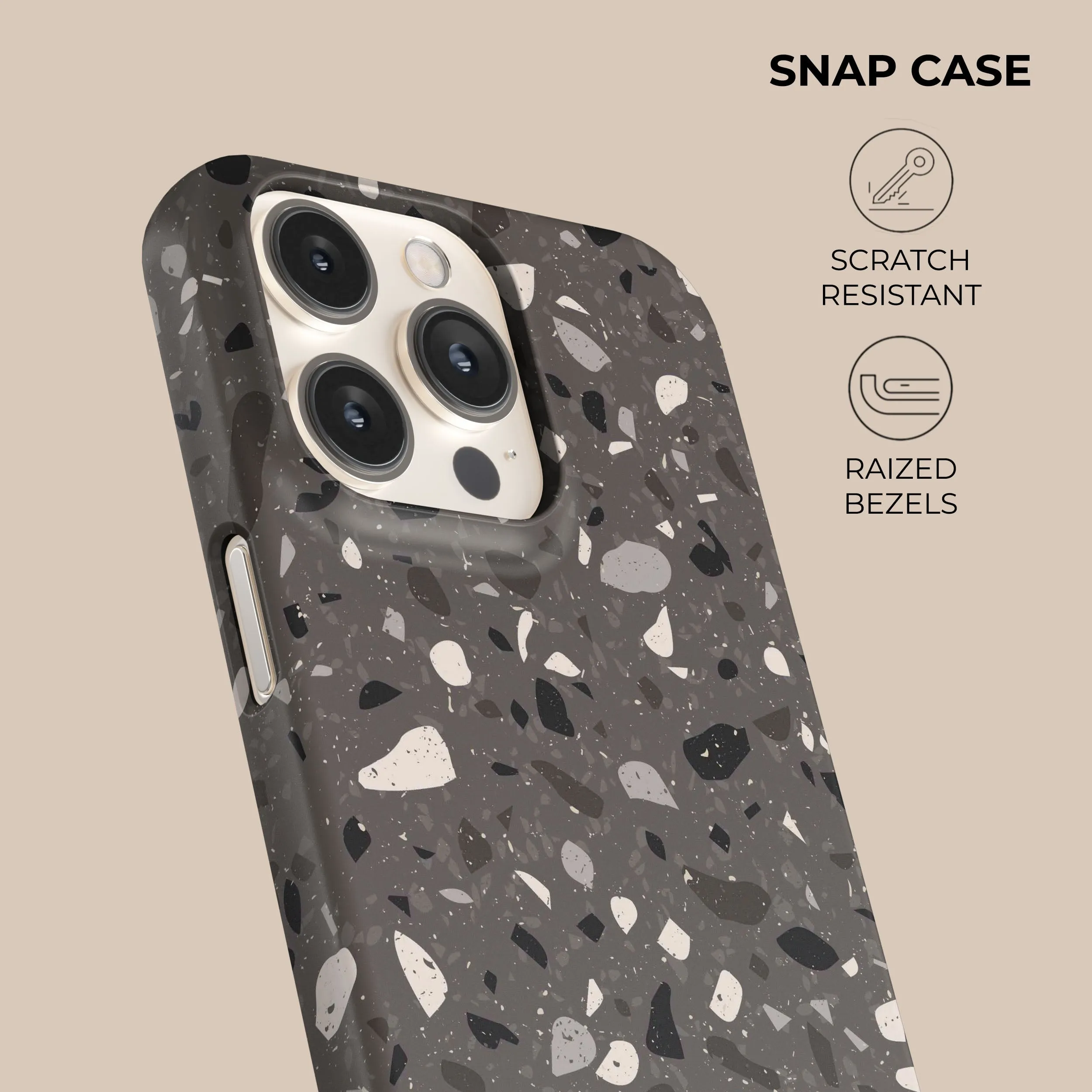 Flash Sale Brown Terrazzo Phone Case  Going Fast!