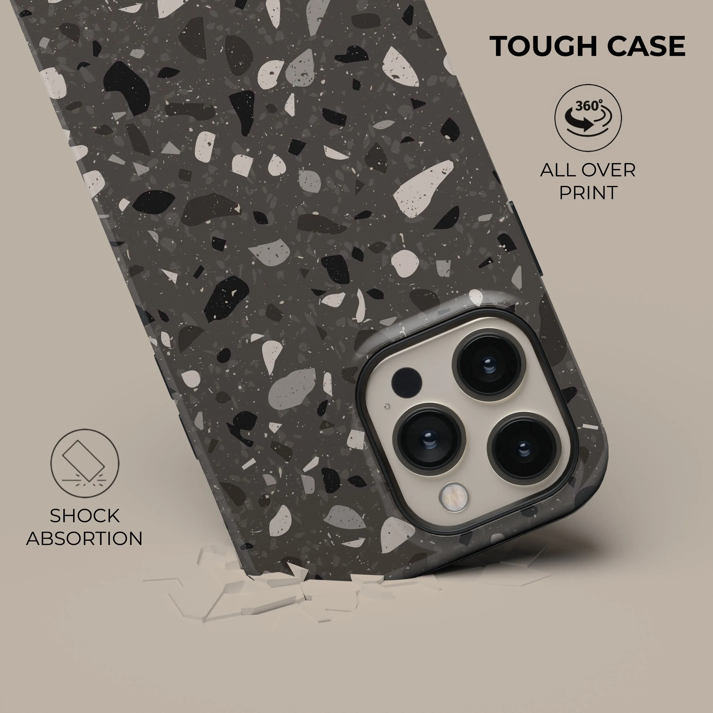 Flash Sale Brown Terrazzo Phone Case  Going Fast!