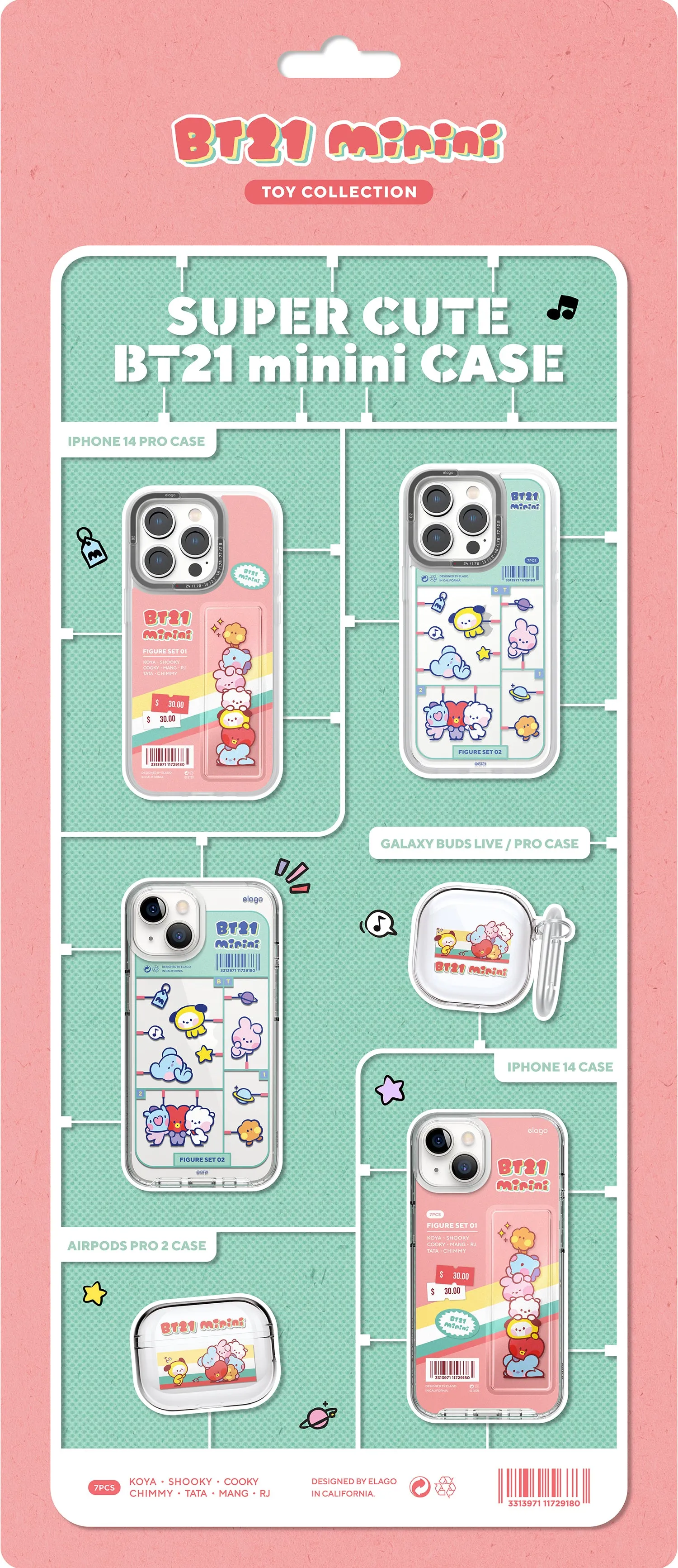Flash Sale BT21 | elago Minini Case for iPhone 14  Going Fast!