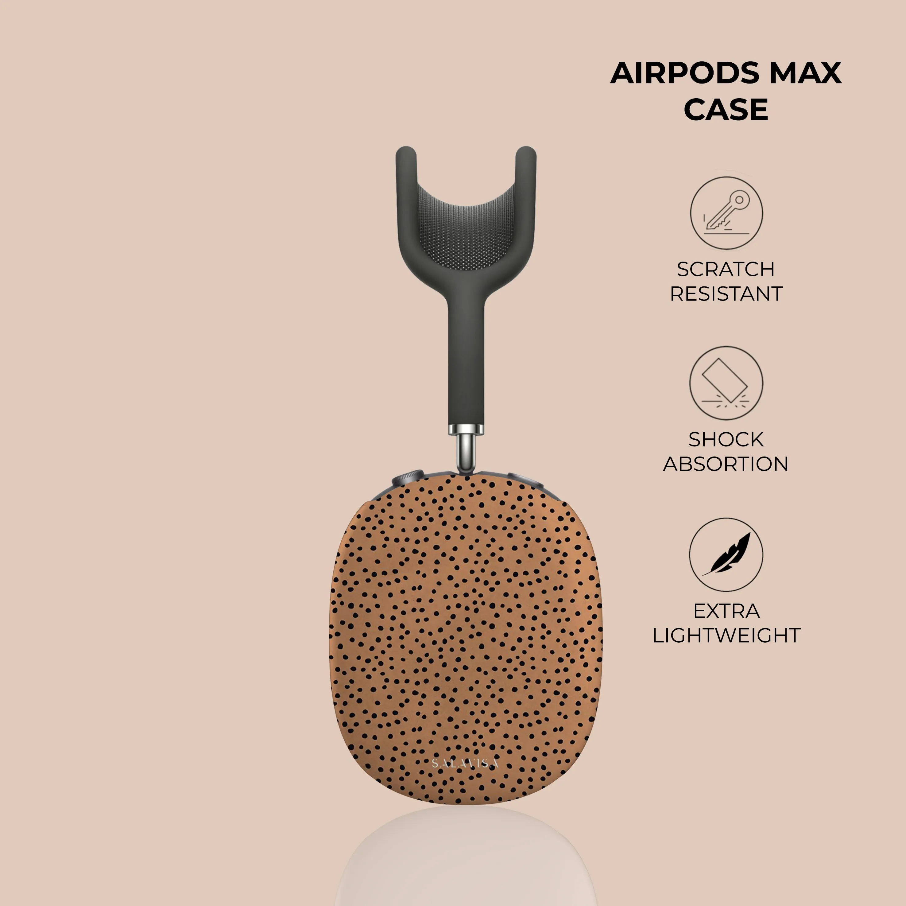Flash Sale! Burnt Orange Polka Dots AirPods Max Case  Ends Soon!