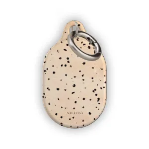 Flash Sale Creme Dots AirTag Holder  Stylish & Comfortable