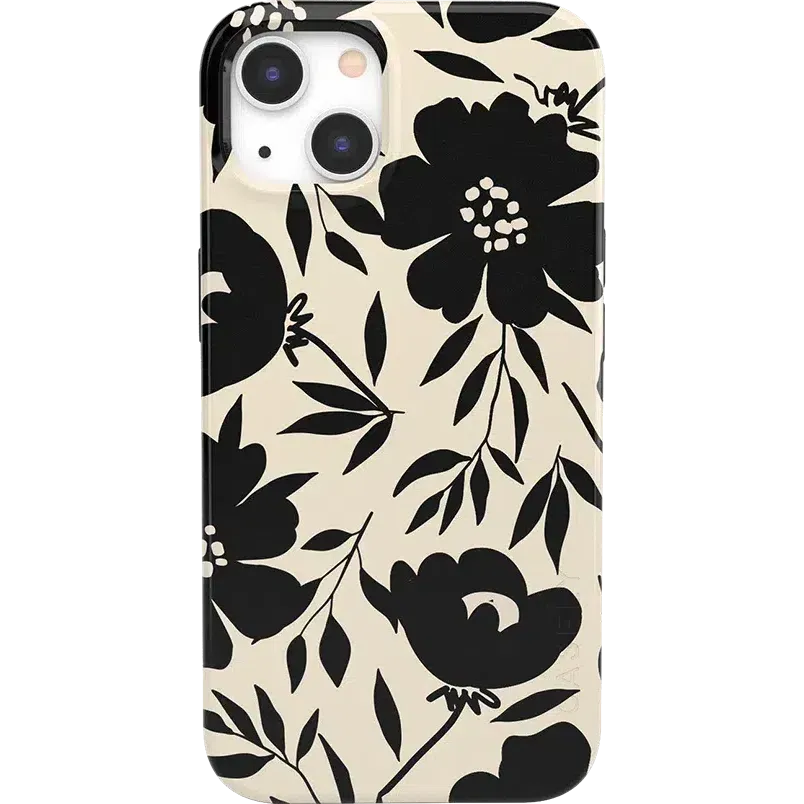Flash Sale Dark Fantasy | Contrast Floral Case  Limited Stock!