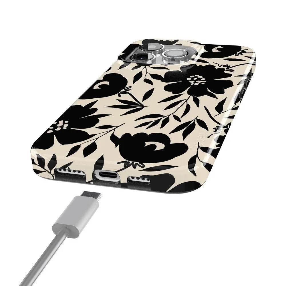 Flash Sale Dark Fantasy | Contrast Floral Case  Limited Stock!