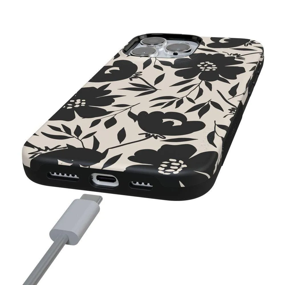 Flash Sale Dark Fantasy | Contrast Floral Case  Limited Stock!