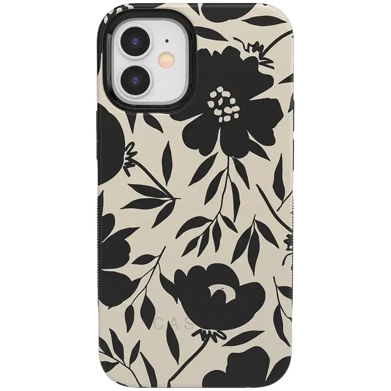 Flash Sale Dark Fantasy | Contrast Floral Case  Limited Stock!